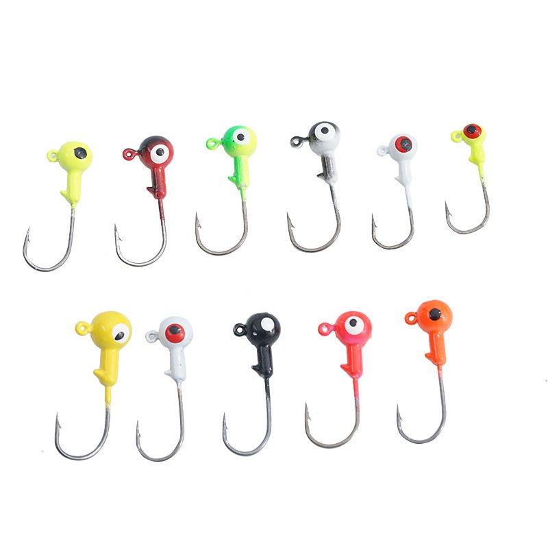 2 GRAM Colors Jig Hook Jig head Fishing Hooks Colorful Lead Head Hook (1 PCS )