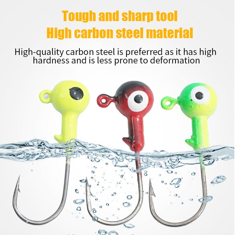 7 GRAM Colors Jig Hook Jig head Fishing Hooks Colorful Lead Head Hook (1 PCS )