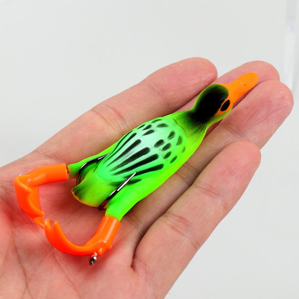 10cm/11.5g Bionic Duck Fishing Lure Floating Long-Casting Bait for Bass and Snakehead