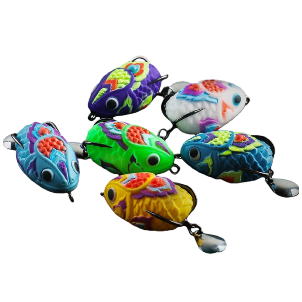 7g10g Thai Style Frog Lure Latex Soft Bait Topwater Frog Artificial Bait With Hook Spinner Blade Special for Snakehead