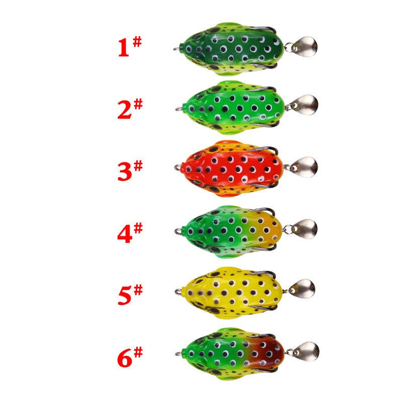 Soft Baits Frog 6cm/13g Top Water Fishing Lure SOFTBAIT Artificial Bait - Image 4