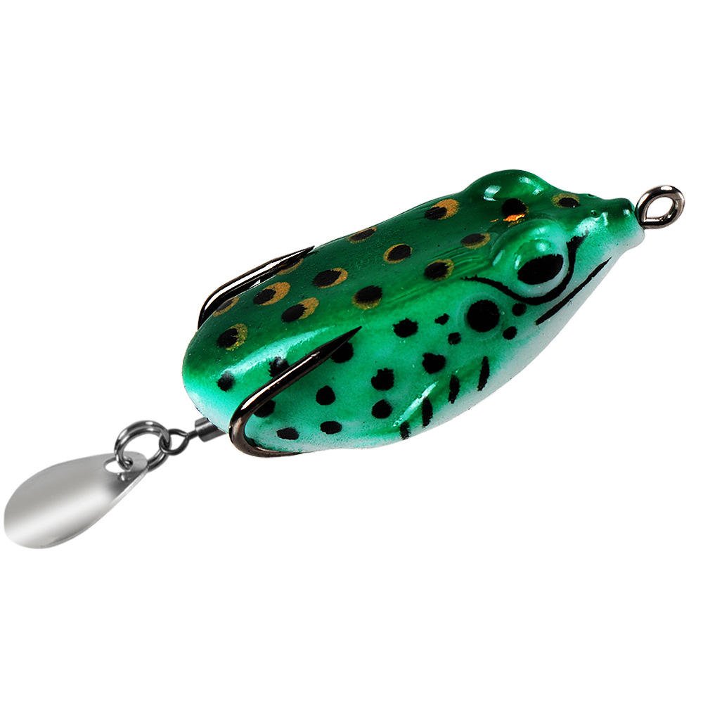 FROG SMALL Soft 6g Mini Double Hooks Top Water Ray Artificial Bait Printed Plastic Fishing Lure for Carp Crucian Carp for Bottom Lake - Image 4