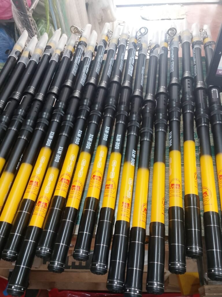 3m 10ft HIGH CARBON ( YELLOW COLOUR )Telescopic Marine Beach Rock Fishing Rod